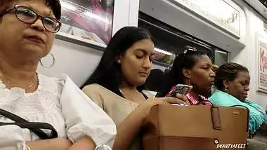 Candid indian lady feet