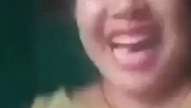 Chubby milf exposes her naked body during video call sex
