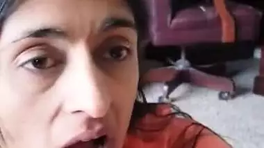 NRI wife sucking Dick and taking Cum in her mouth