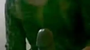 Sexy desi girl handjob and blowjob