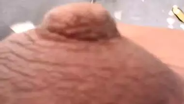 Bangla desi Girl self shot nipple and pussy at Toilet 2