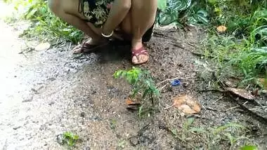 Horny Sister Outdoor Ricky Public Pissing And Masturbate With Cucumber