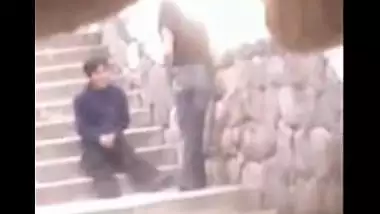 Indian outdoor sex mms of desi college girl fucked by lover