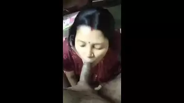 Mature Wife Giving Blowjob