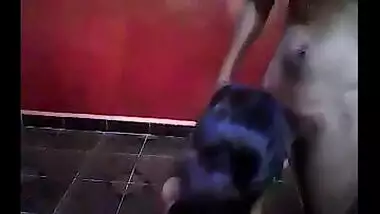 Punjabi masked girlfriend cam sex with boyfriend