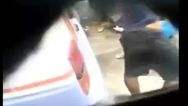 Desi girl and boy sex in bus terminal Caught on spy cam