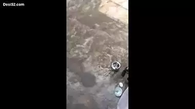 India open air shower