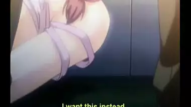 Anime girl gets double drilled with two toys