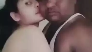 Jija kissing saali and her boob press foreplay